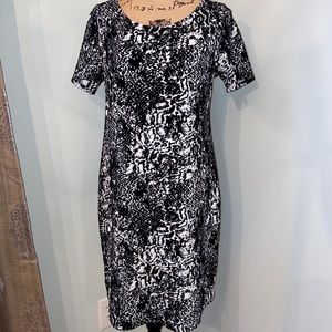 Pink Blush Size Large Ponte Dress